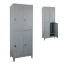 Locker metalico de 4 puertas con llavín 