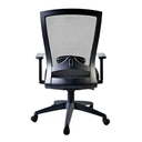 Silla semi ejecutiva en malla con brazos