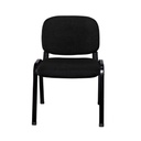 Silla de espera en damasco negro