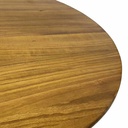 Mesa comedor redonda 105cm pata negra