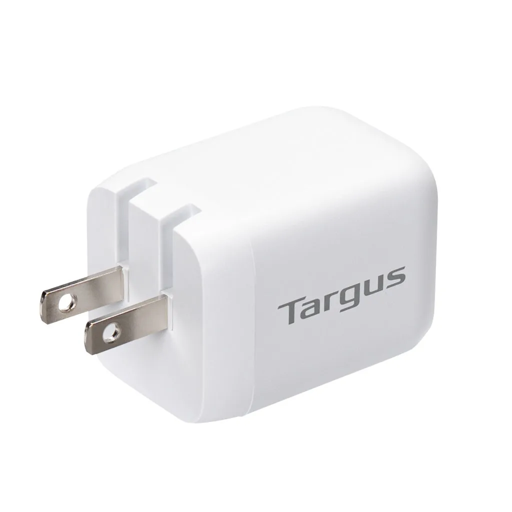 Targus cargador multi port GaN de pared 65W blanco -  APA11606TT - 1