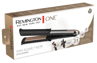 Remington alisadora cabello 2 en 1 alisa y estiliza ceramica biotina y colageno - S33A-110F - 2
