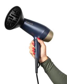Remington secadora de cabello ceramica infusion zafiro Sapphire Luxe 1900w azul D5805-110 F - 4