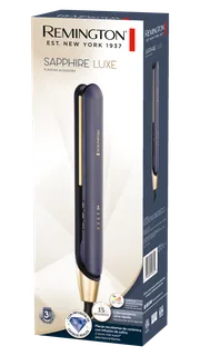 Remington alisadora cabello ceramica infusion zafiro 1" Sapphire Luxe azul S5805-110F - 1