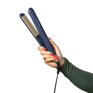 Remington alisadora cabello ceramica infusion zafiro 1" Sapphire Luxe azul S5805-110F - 3