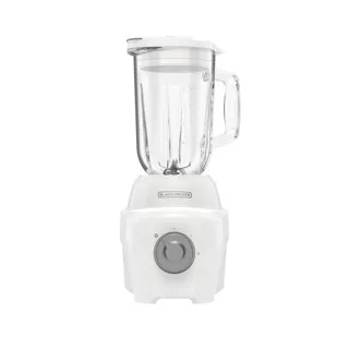 Black + Decker licuadora 2 veloc 700w vidrio 1.25L ice crush blanca - BL0876-0WDLA - 1