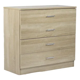 Kenneth Cole mueble cuatro gavetas color roble -KCWD20220512-OA - 1