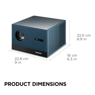 Viewsonic Proyector LED inteligente 1080p con Google TV, Wi-Fi y Bluetooth integrados - LX60HD - 4