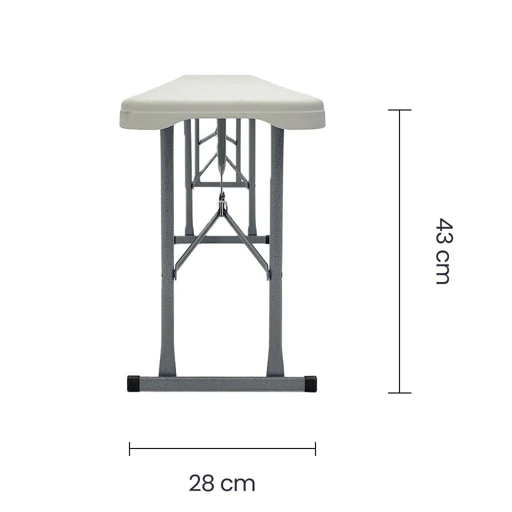 BANCO PLEGABLE 183CMX28CMX43CM - 3
