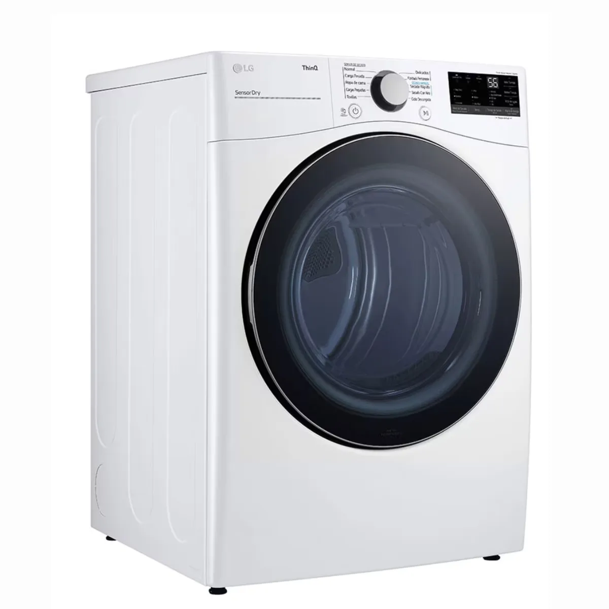 LG Secadora Gas 22 kg color Blanco DF22WV2R - 1