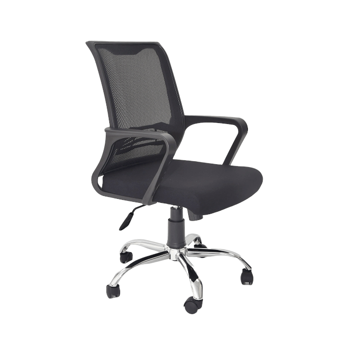 Silla de oficina secretarial semi ergonómica