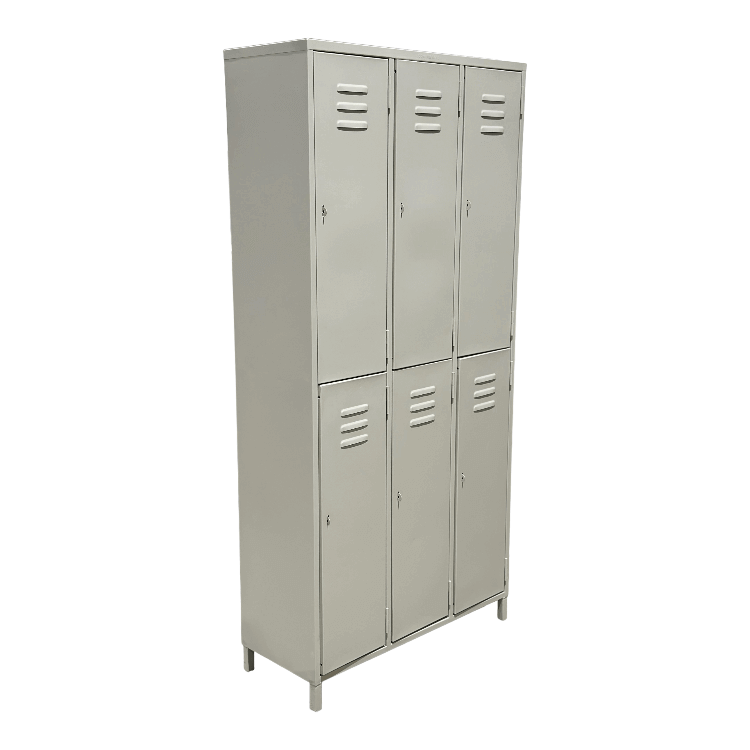 [MC-LK-06] Locker metálico de 6 espacios