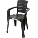 SILLA TECA CON BRAZOS CAFÉ