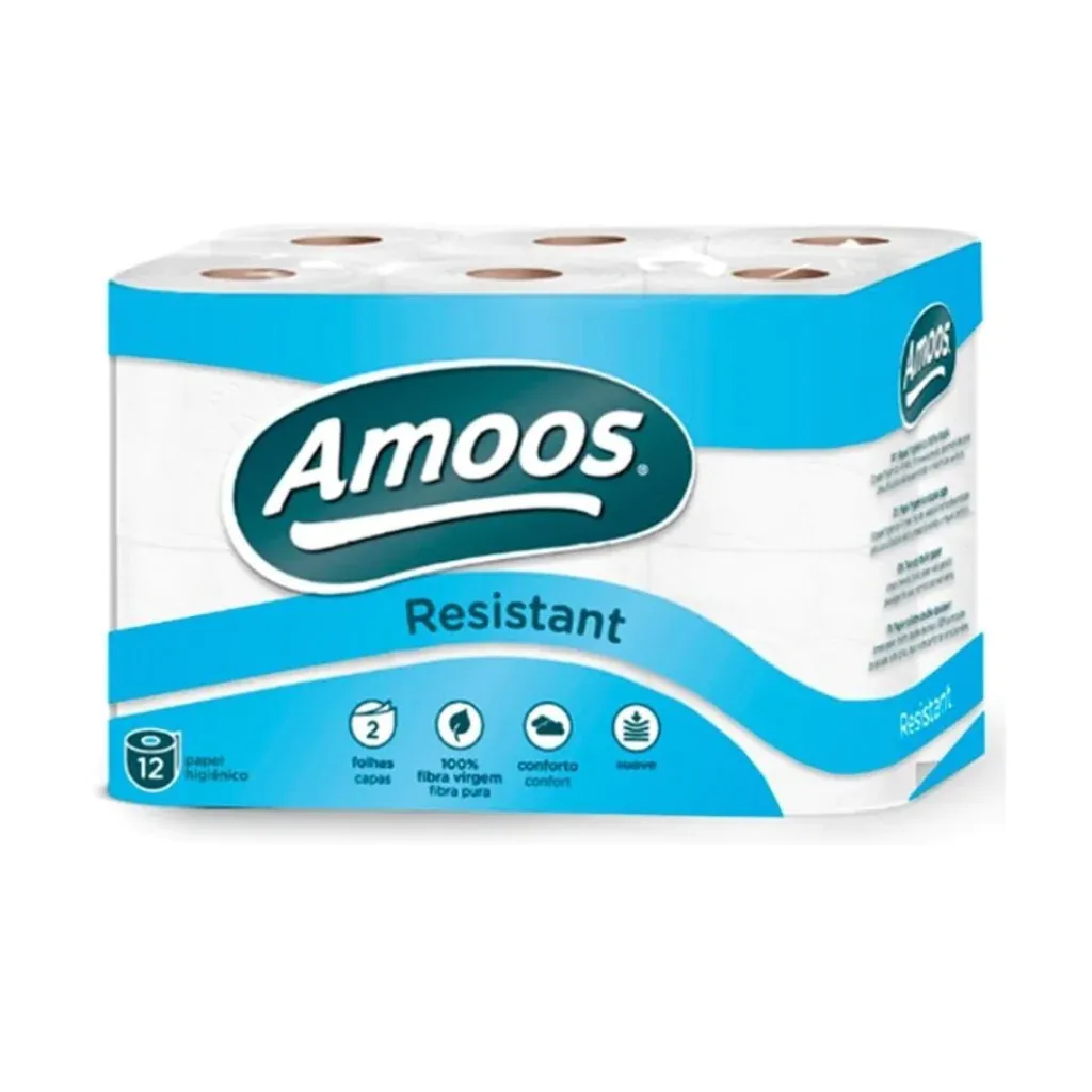 Amoos papel higienico decorado 6 rollos paq x 7 aloe vera 165 hjs 3 capas (20mtrs) - H632002