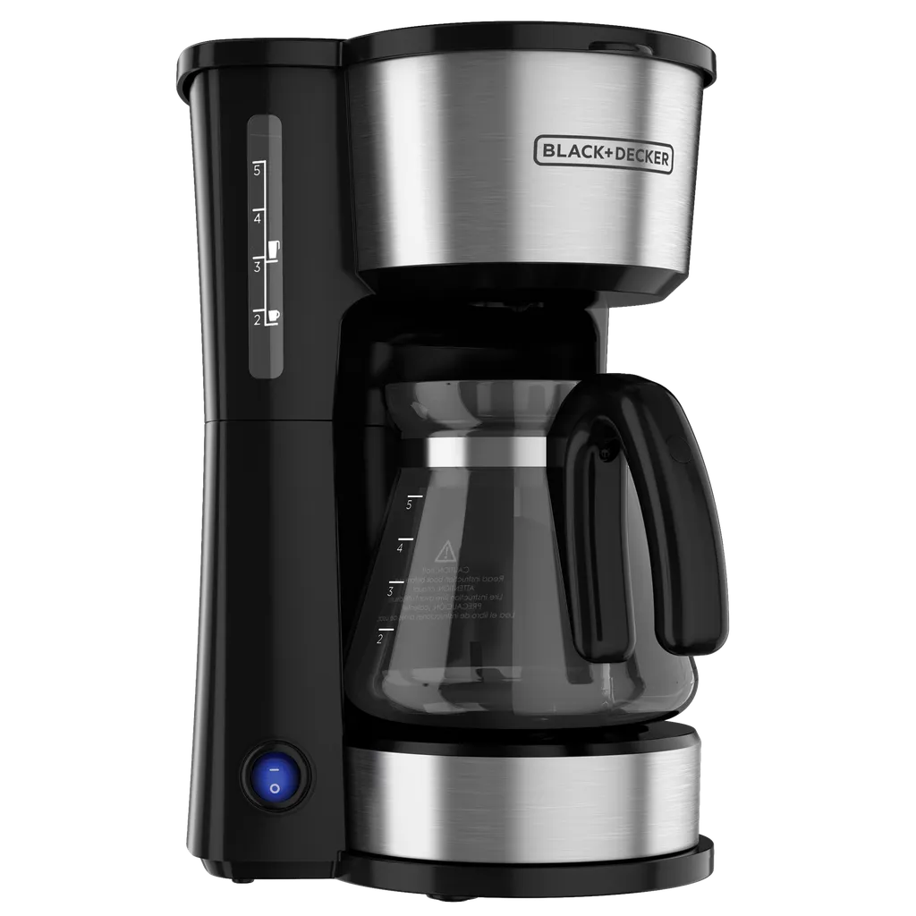 [DTF-BD00016] Black + Decker cafetera 5 tazas inox 4 en 1 CM0755S-MX