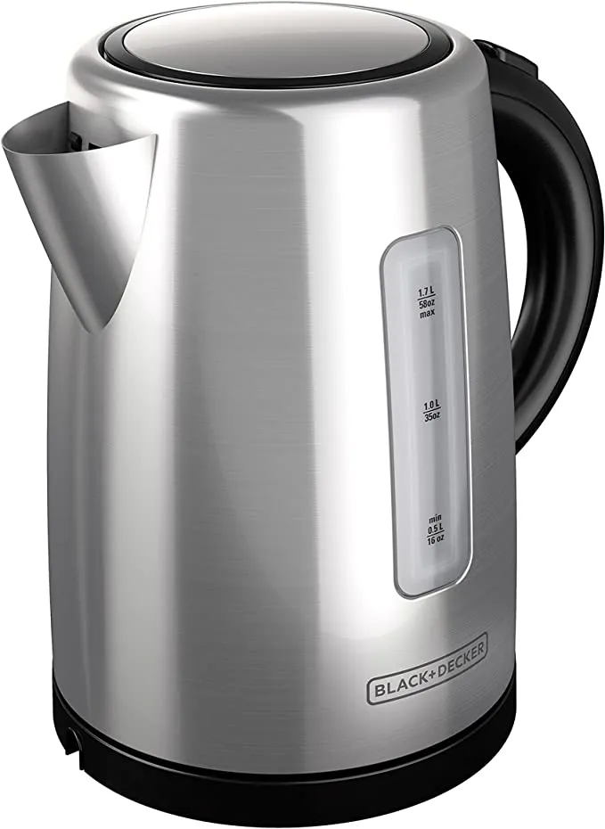 Black + Decker hervidor 1.7l inox KE2000SD
