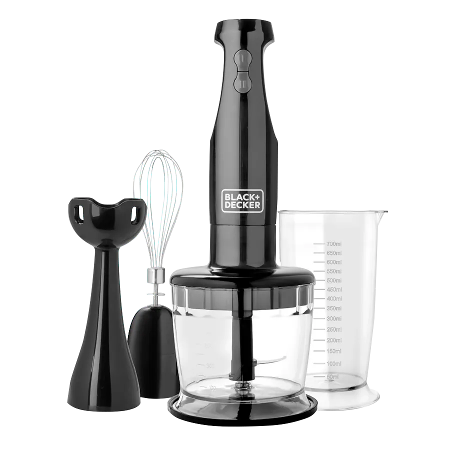 Black + Decker batidora de inmersion 3 en 1 2 veloc 200w negra - HB2800B