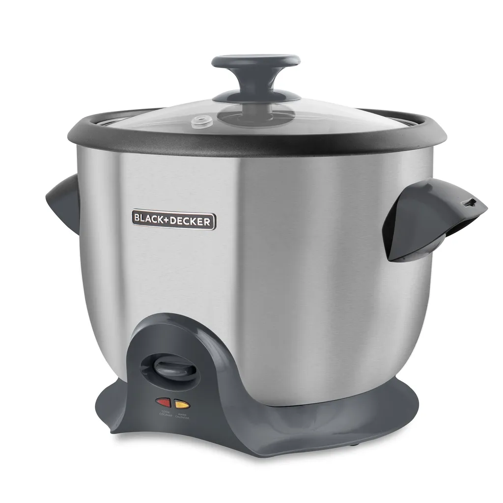 Black + Decker olla arrocera 10 tazas inox RC620SS