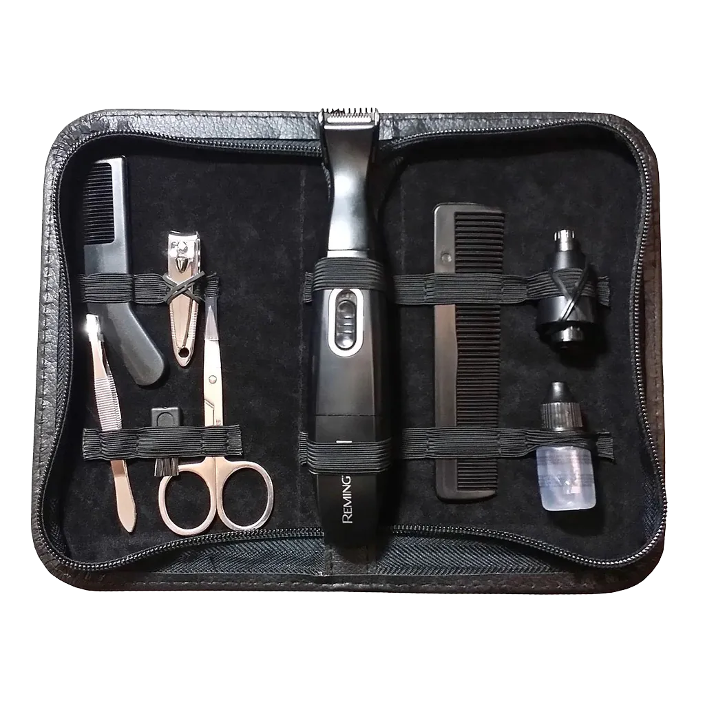 [DTF-BD00188] Remington kit de viaje detallador de barba y bigotes AA inox TLG100A