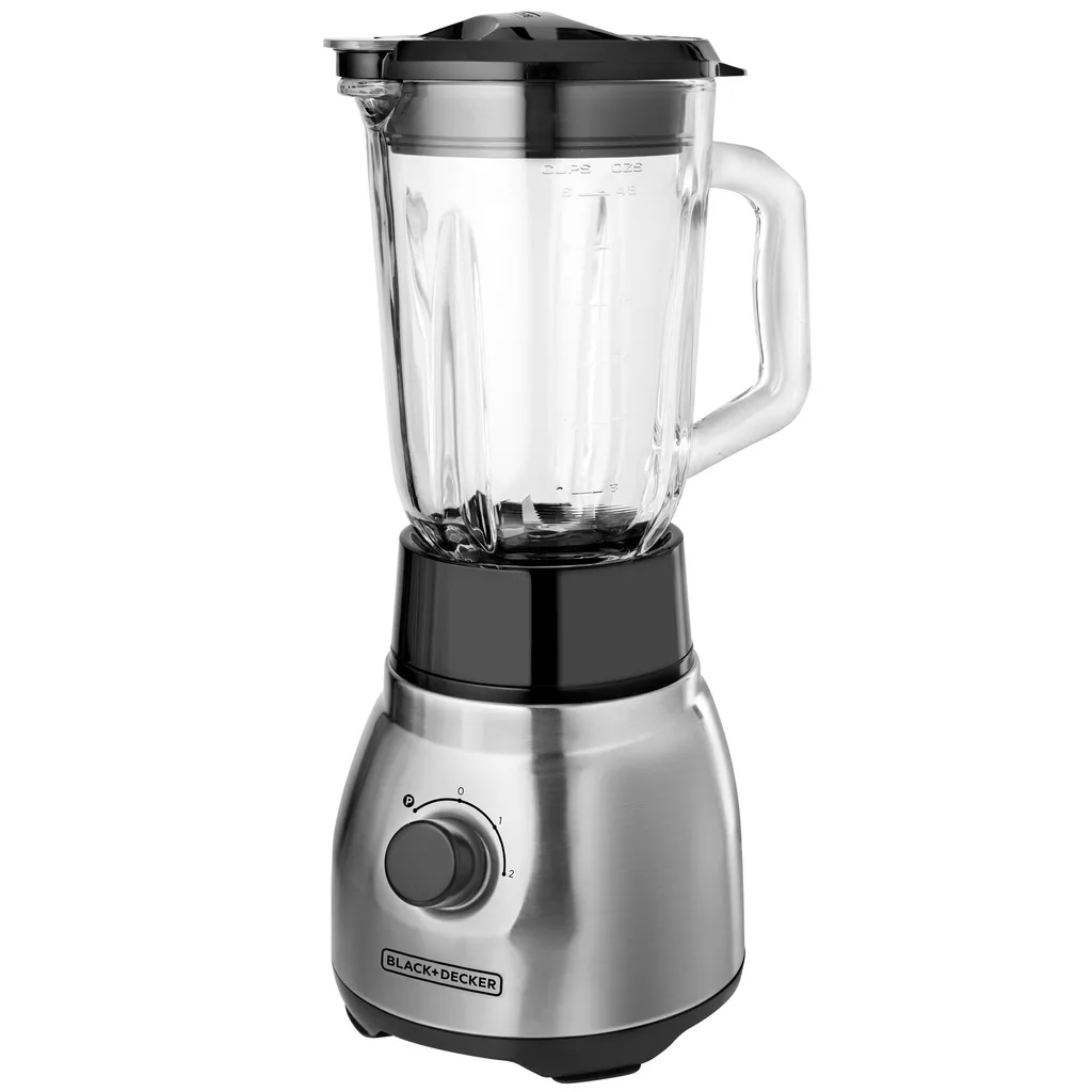 Black + Decker licuadora 2 veloc 750w + vaso personal tricuadora roja metalica BL1650R