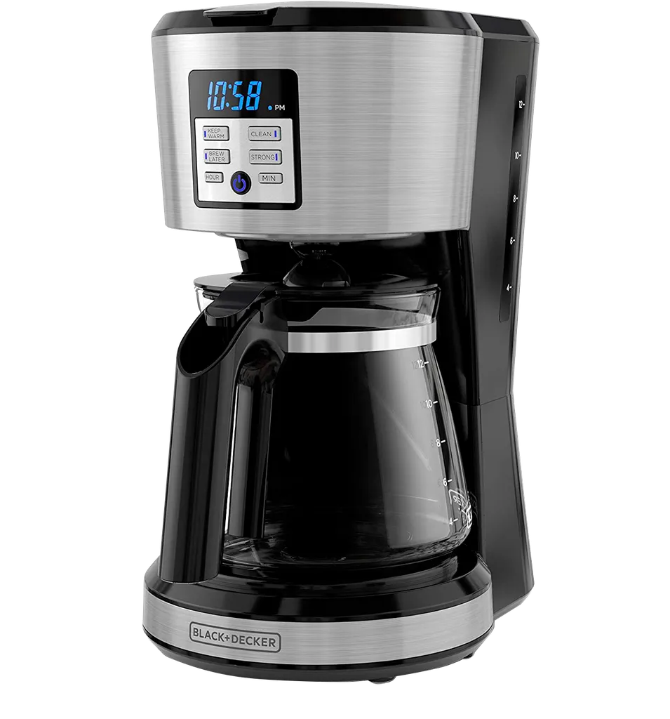 [DTF-BD00309] Black + Decker cafetera 12 tazas digital programable filtro perman inox C/F - CM1331S-LA