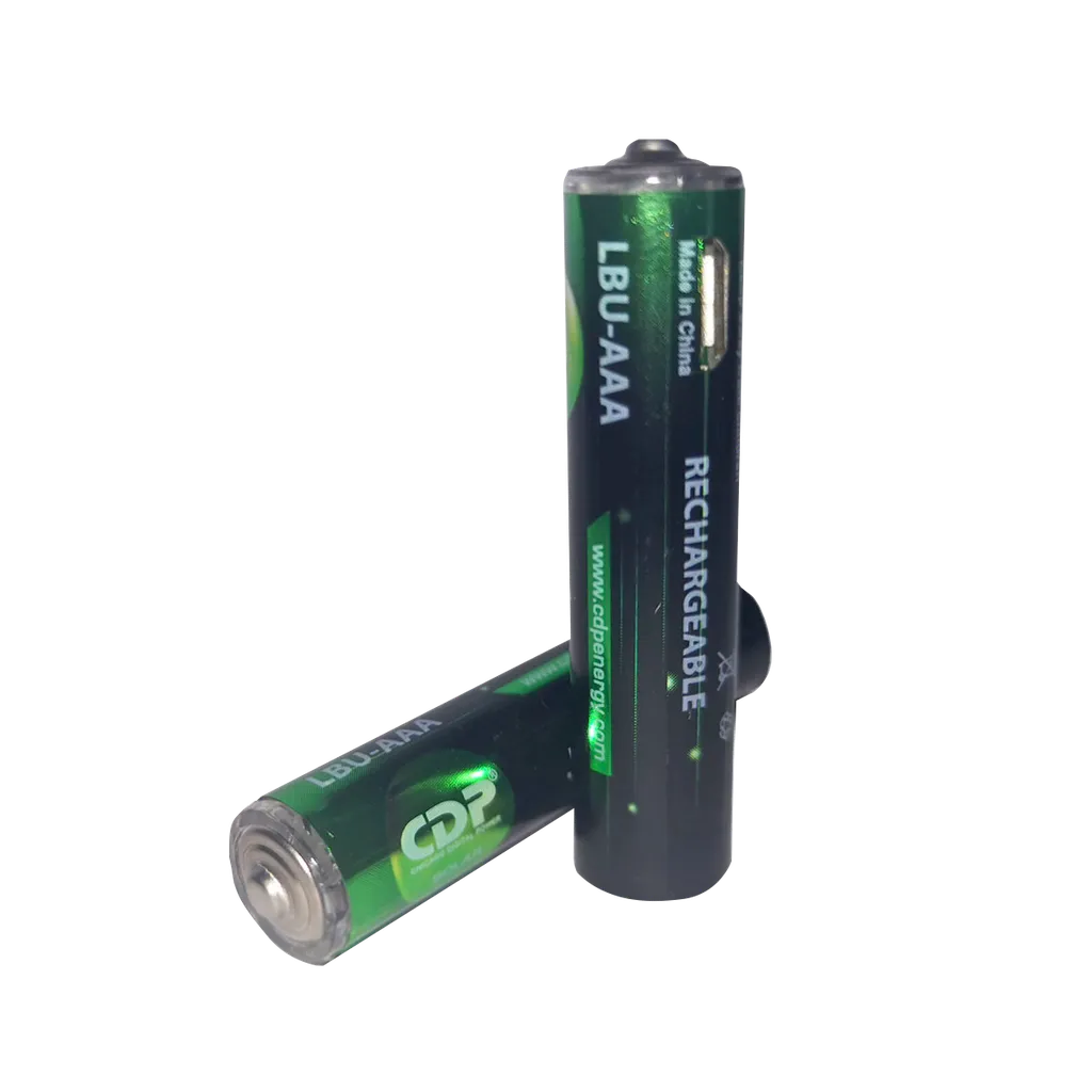 CDP bateria recargable AAA blister de 2 unidades usb lbu-AAA