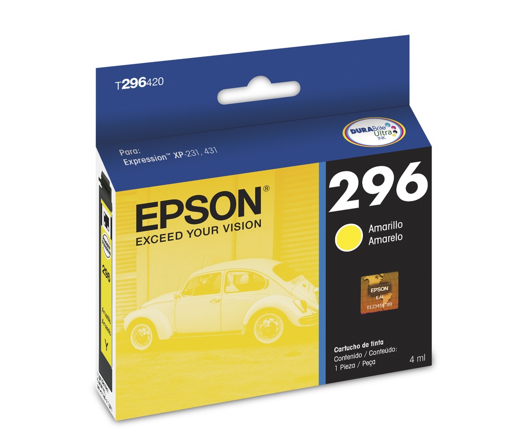 Epson cartucho amarillo T296420-AL