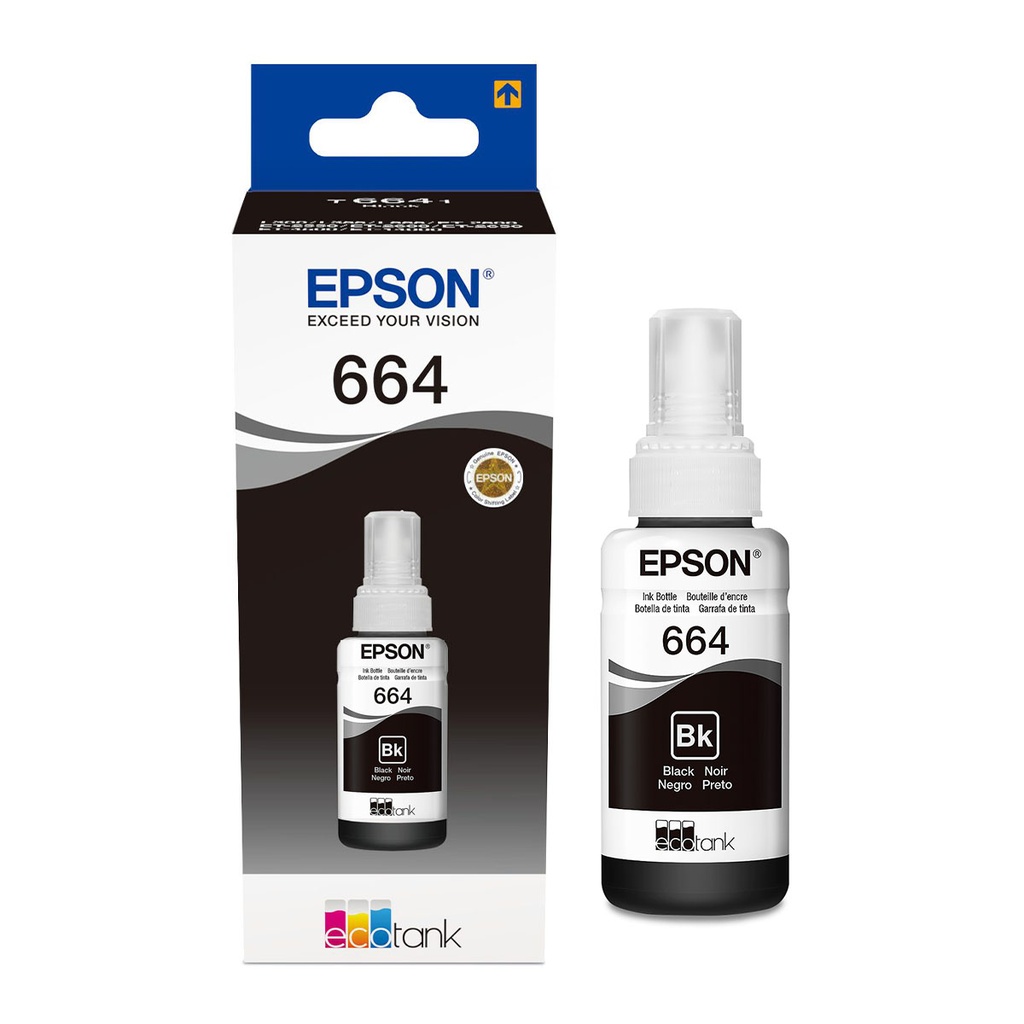 Epson botella tinta negra para L110-L210-L350-L355-L555 4000Pag   T664120-AL