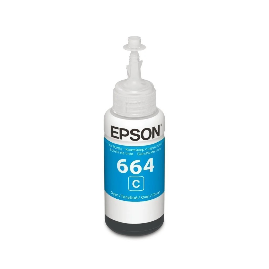 Epson botella tinta cyan  para L110-L210-L350-L355-L555  6500Pag   T664220-AL