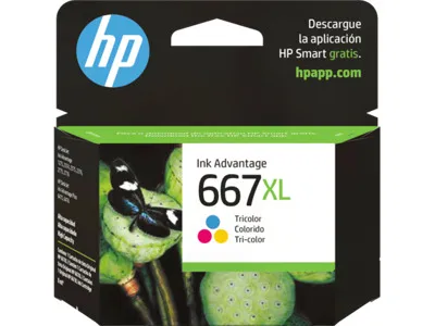 HP cartucho HP 667Xl color 3YM80Al