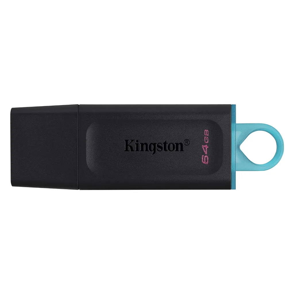 [DTF-KS00142] Kingston memoria exodia negra con turquesa 64GB usb 3.2 DTX/64GB