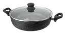 Westinghouse cacerola baja con tapa marmol negro 28 cm WCCC0009L28MBB