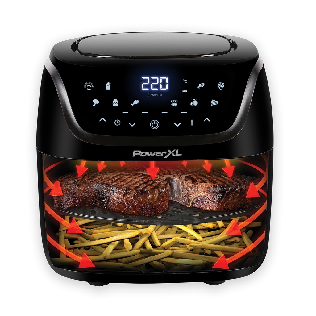 [DTF-XL00005] Power XL freidora aire y horno vortex pro digital conexion wi-fi y aplicación 7.5L AF-E8001-WA-LA