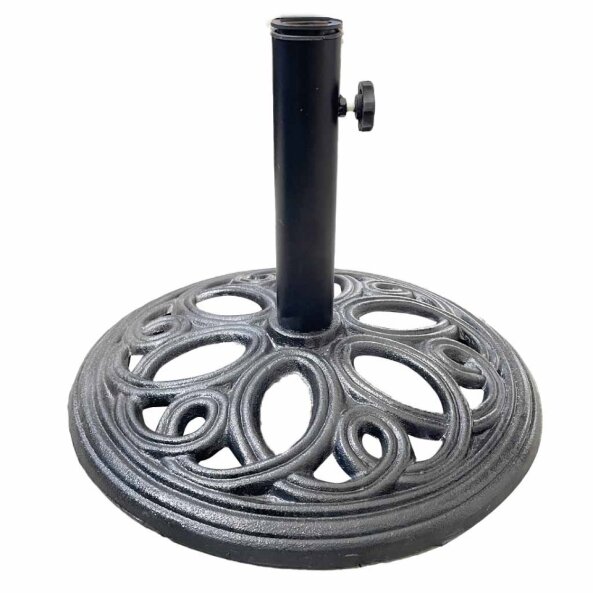 [TK-SOM-05] BASE METAL DIA 45CM NEGRA HUECO DIA 37MM