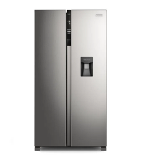 [DTF-FG00092] Frigidaire Refrigerador Side by Side de 19 pies Inverter con dispensador Plateado FRSA19K2HVG
