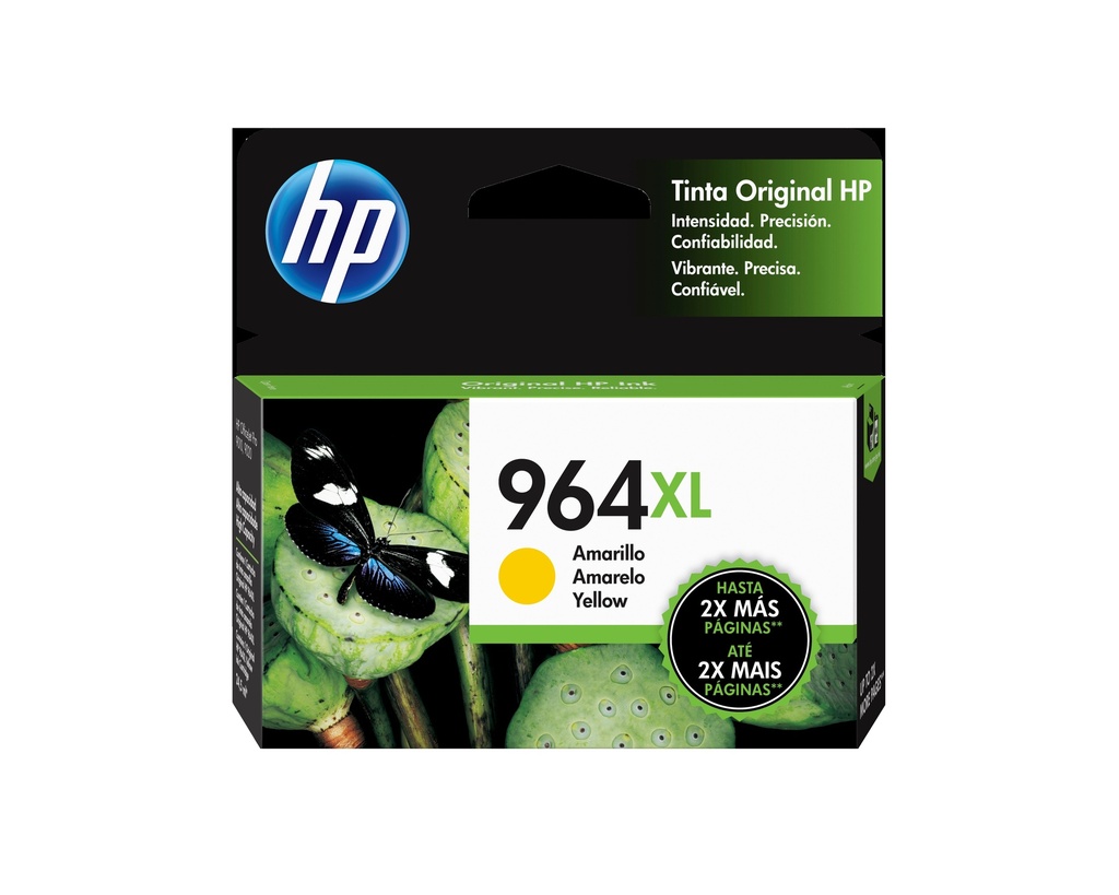 HP cartucho tinta 964XL amarillo alto rendimiento  3JA56AL