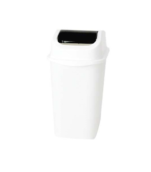 BASURERO C/TAPA 12,5LTS SURTIDO