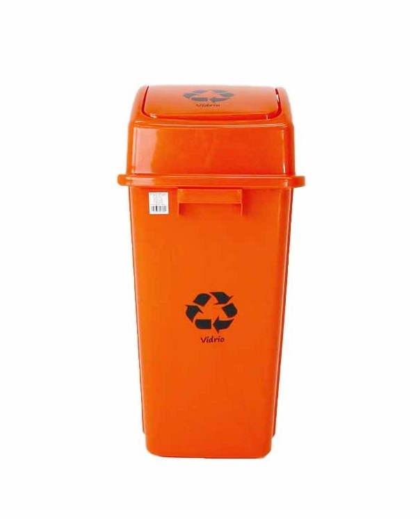 [TK-BAS-10] Basurero reciclaje naranja