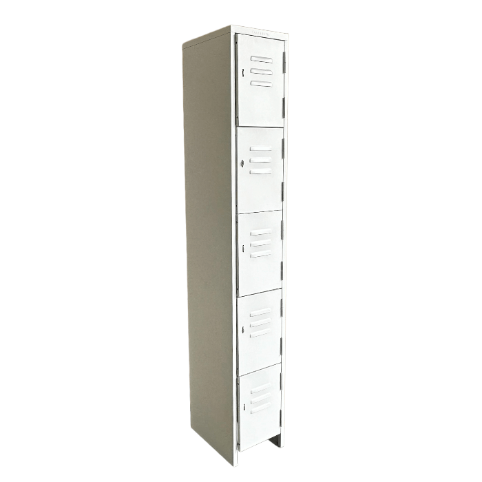 [MC-LK-19] Locker metálico de 5 puertas o espacios con aldaba