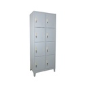Locker metálico de 8 puertas con cerradura