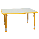 Mesa para kinder o infantil rectangular ajustable