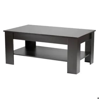 [DTF-KN00054] Kenneth Cole mesa de centro  cubierta color negro y caf‚ oscuro -KCWD2022058-BR