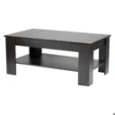 Kenneth Cole mesa de centro  cubierta color negro y caf‚ oscuro -KCWD2022058-BR