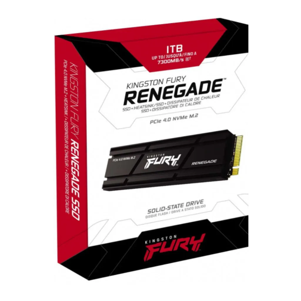 [DTF-KS00217] Kingston estado solido PCIe 4.0 NVMe M.2 Fury renegade SFYRSK/1000GB