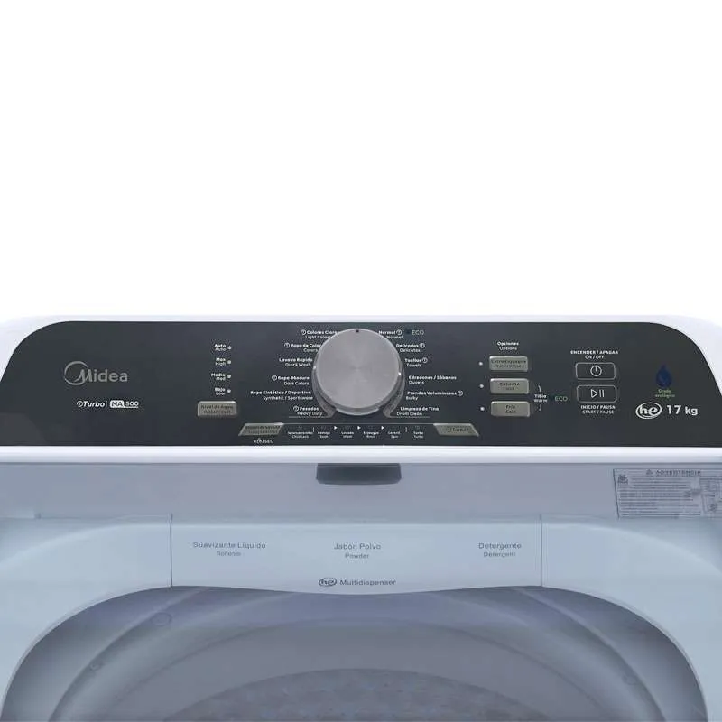 [DTF-MD00062] Midea Lavadora Carga superior de 17 kg Blanco MA500W170/W-CA