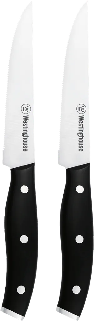 Westinghouse set de dos cuchillos multiusos  5"/13cm acero inoxidable mango con agarre suave - WCKF007502ABK
