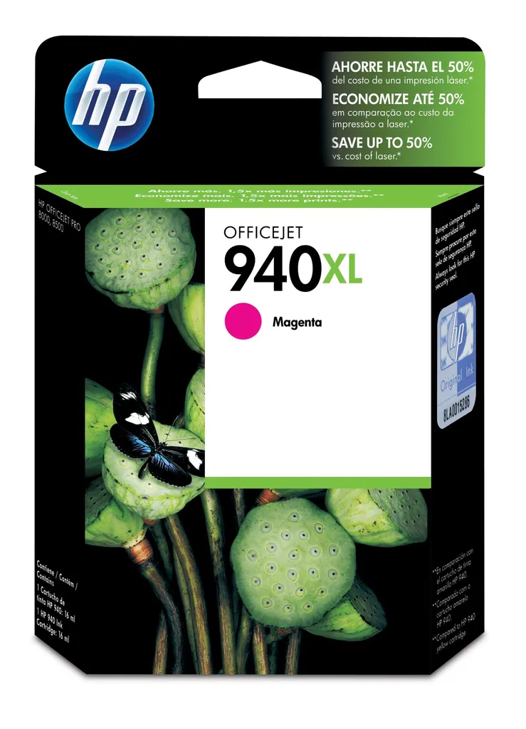 [DTF-HP01021] HP cartucho magenta C4908ALl 1.400pgs 940xl