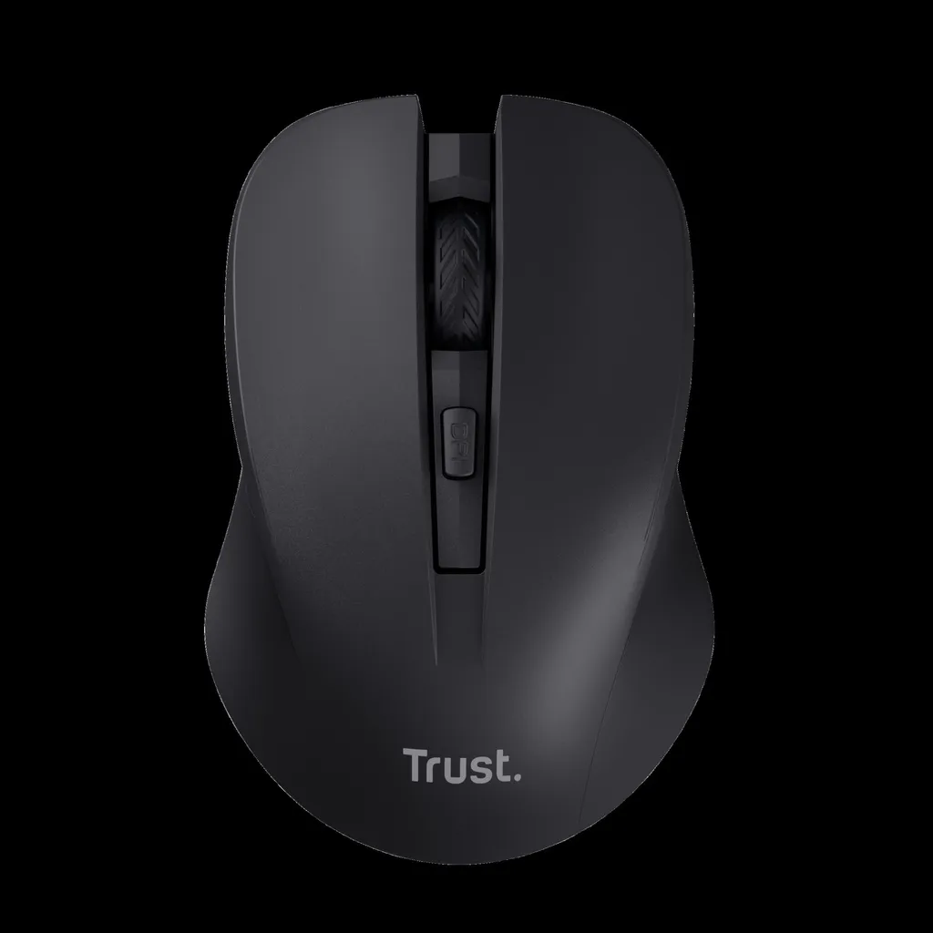 [DTF-TR00079] Trust mouse inalambrico eco  color negro silencioso - 25084