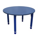 Mesa para kinder redonda con patas ajustables