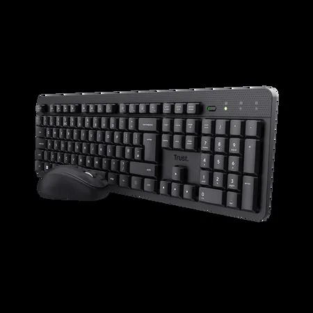 [DTF-TR00106] Trust combo teclado y mouse inalambrico silencioso TKM-360 en español - 25356 CAJA MARRÓN